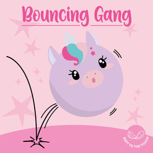 Legami - Pelota saltarina - Unicornio - Crazy Gang