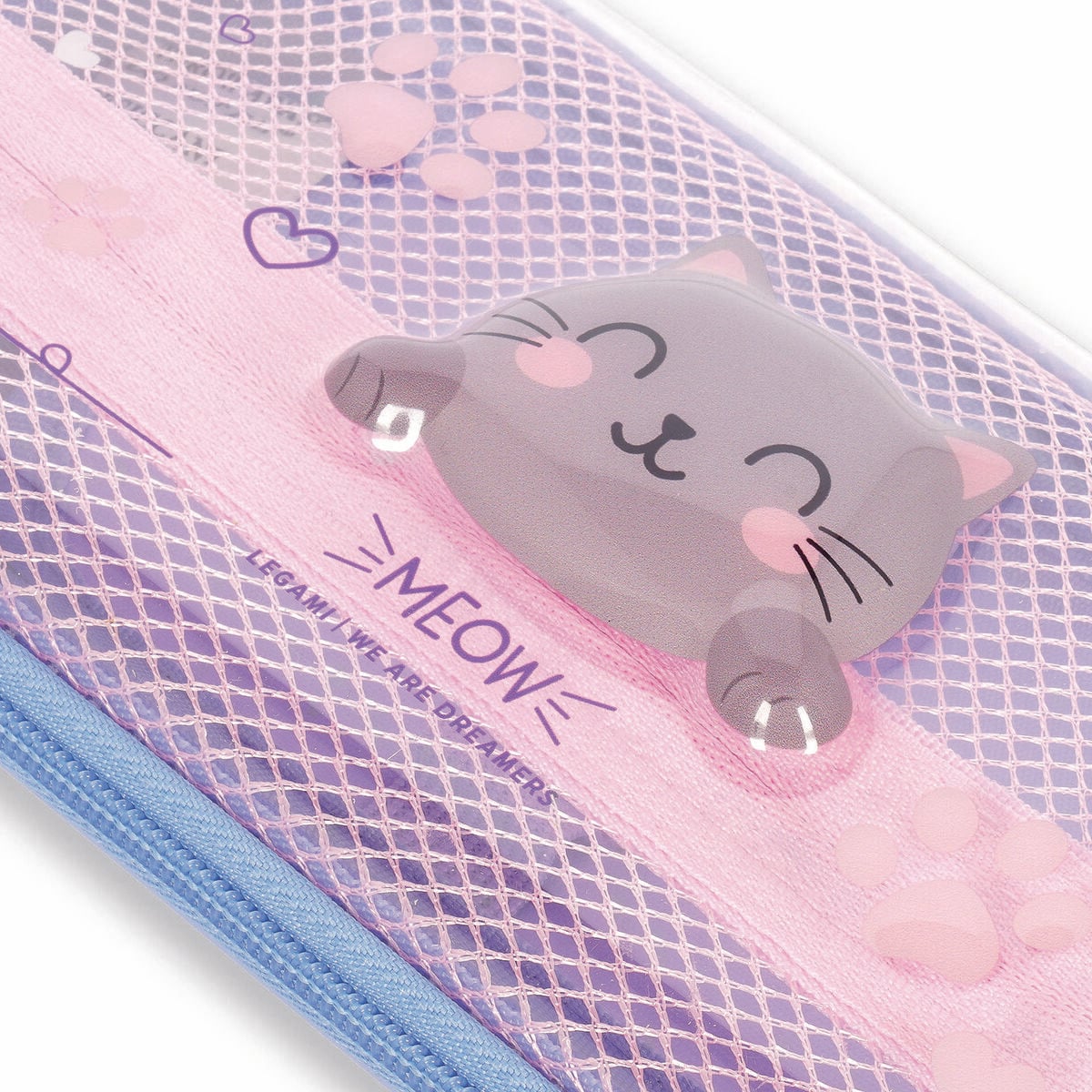Legami - Estuche rígido transparente Kitty - WonderWow