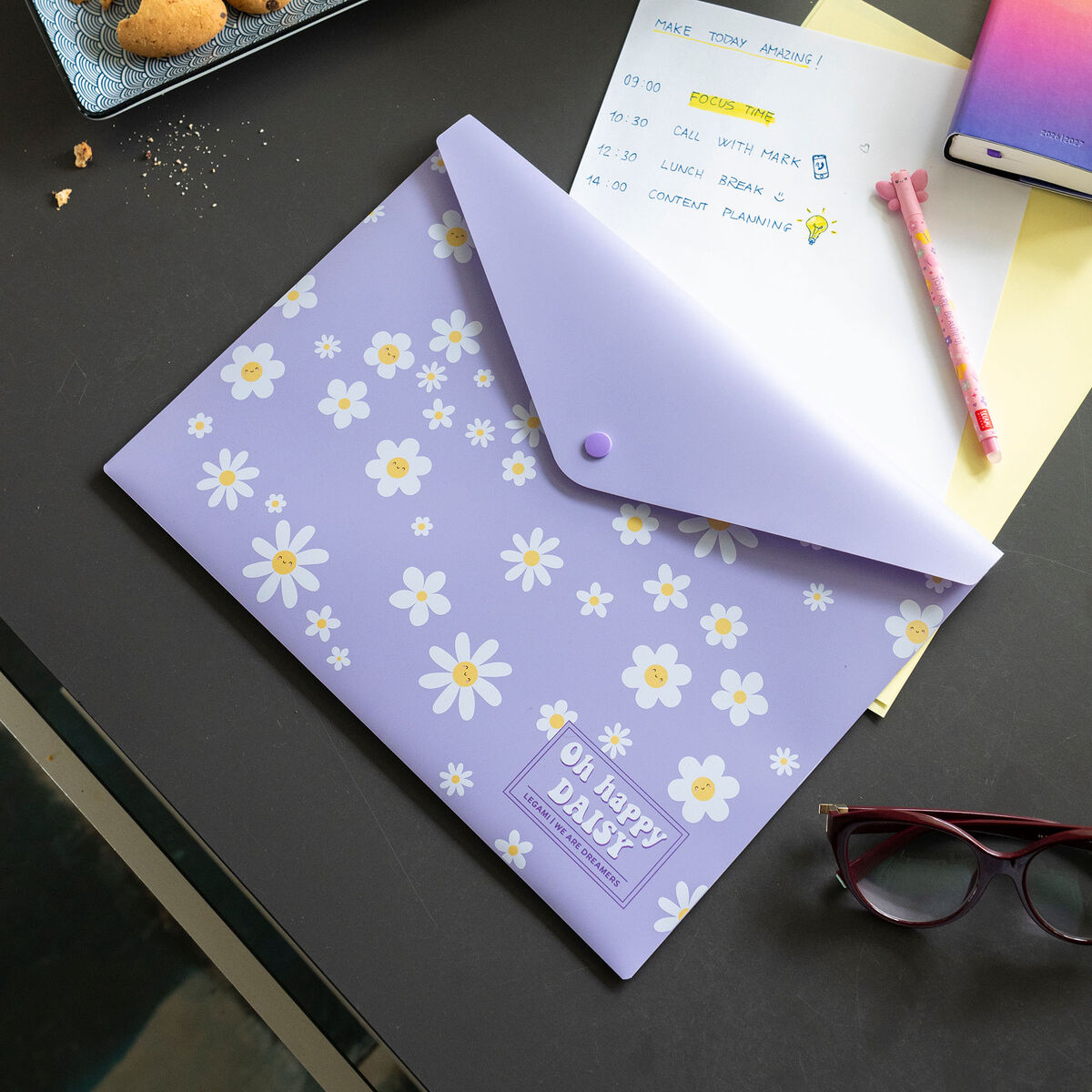 Legami - Document Folder - Fold &amp; Order - Daisy