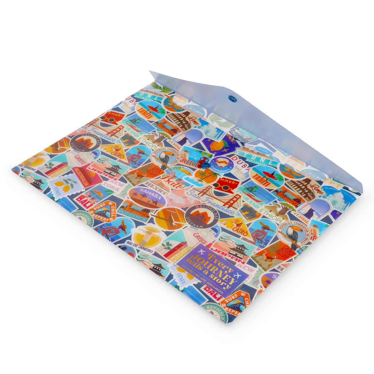 Legami - Document Folder - Fold & Order - Stickers de viaje