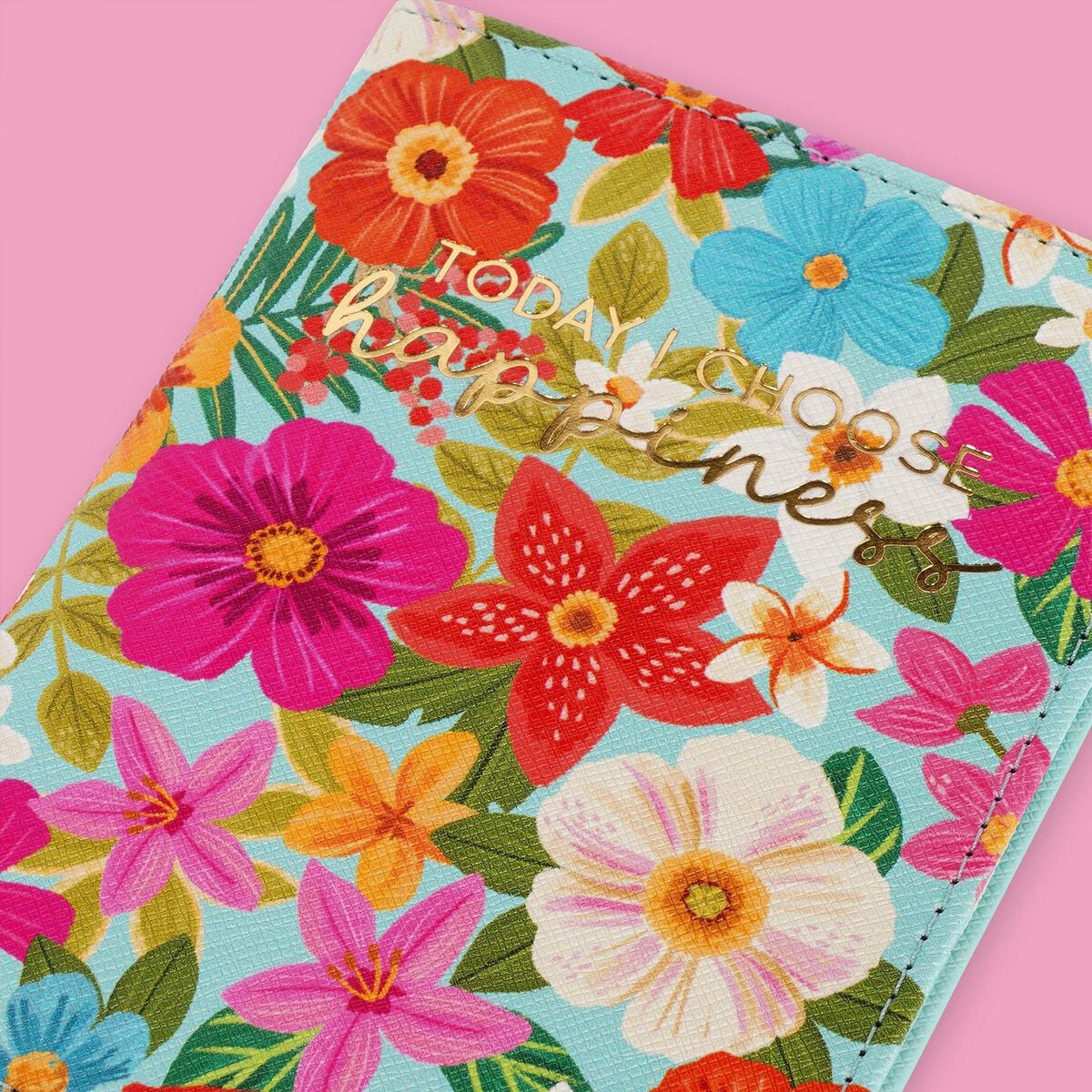 Legami - Porta Pasaportes con Flores
