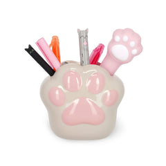 Legami - Kitty Soporte para Bolígrafos de Cerámica - Compañeros de Escritorio