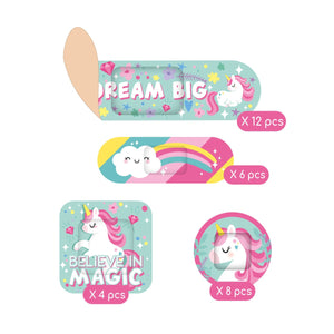 Legami - 30 Tiritas Impresas de Unicornio - Sé Valiente