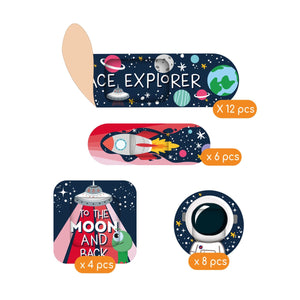 Legami - 30 tiritas estampadas Espacio - Sé valiente
