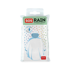 Legami - Poncho impermeable para adultos - SOS Lluvia - Talla para adultos
