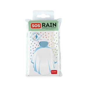 Legami - Poncho impermeable para adultos - SOS Lluvia - Talla para adultos