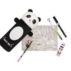 Legami - Panda "Hug Me" Estuche de Peluche Suave - ¡Súper Suave!