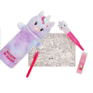 Legami - Estuche de Peluche Suave con Forma de Unicornio "Believe in Magic" - ¡Súper Suave!