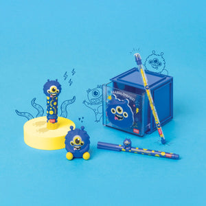 Legami - Sacapuntas con Luz y Caja - Monster - Magia del Sacapuntas