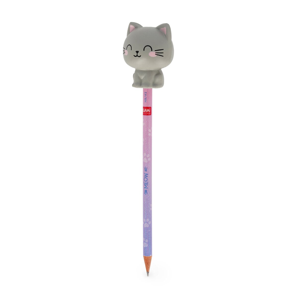Legami - Bolígrafo con Squishy Kitty "Be Curious" - Los que aprietan