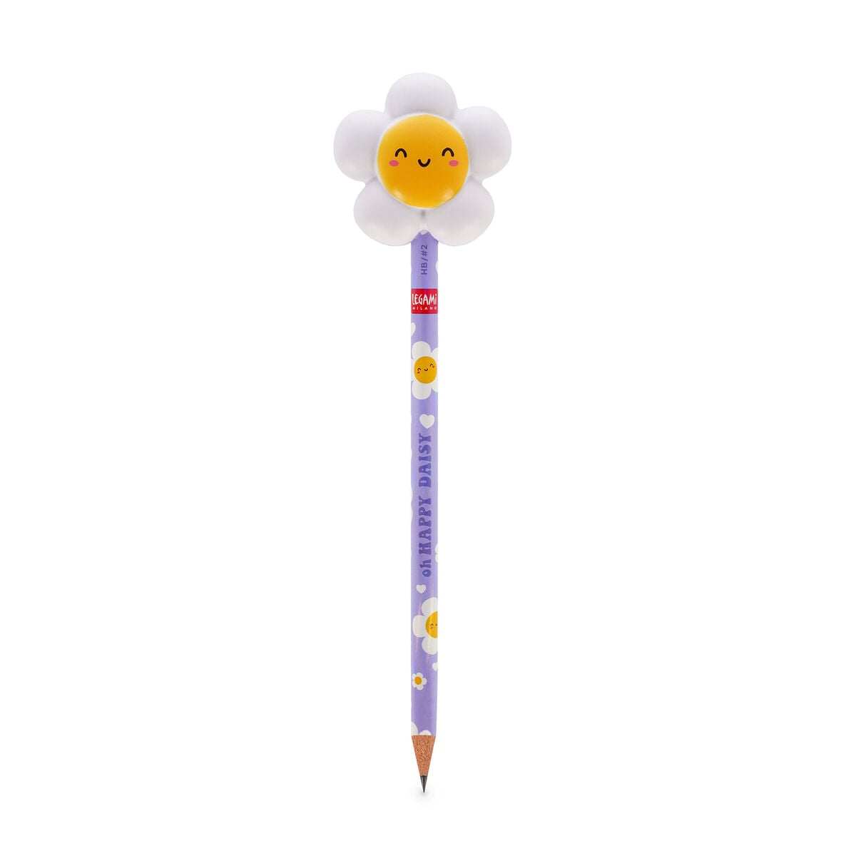 Legami - Squishy "Oh Happy Daisy" con lápiz - para apretar
