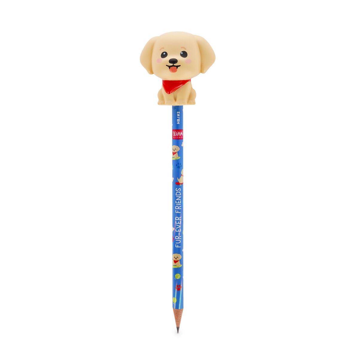 Legami - Bolígrafo con Squishy Golden Retriever "Amigos para Siempre" - Antiestrés