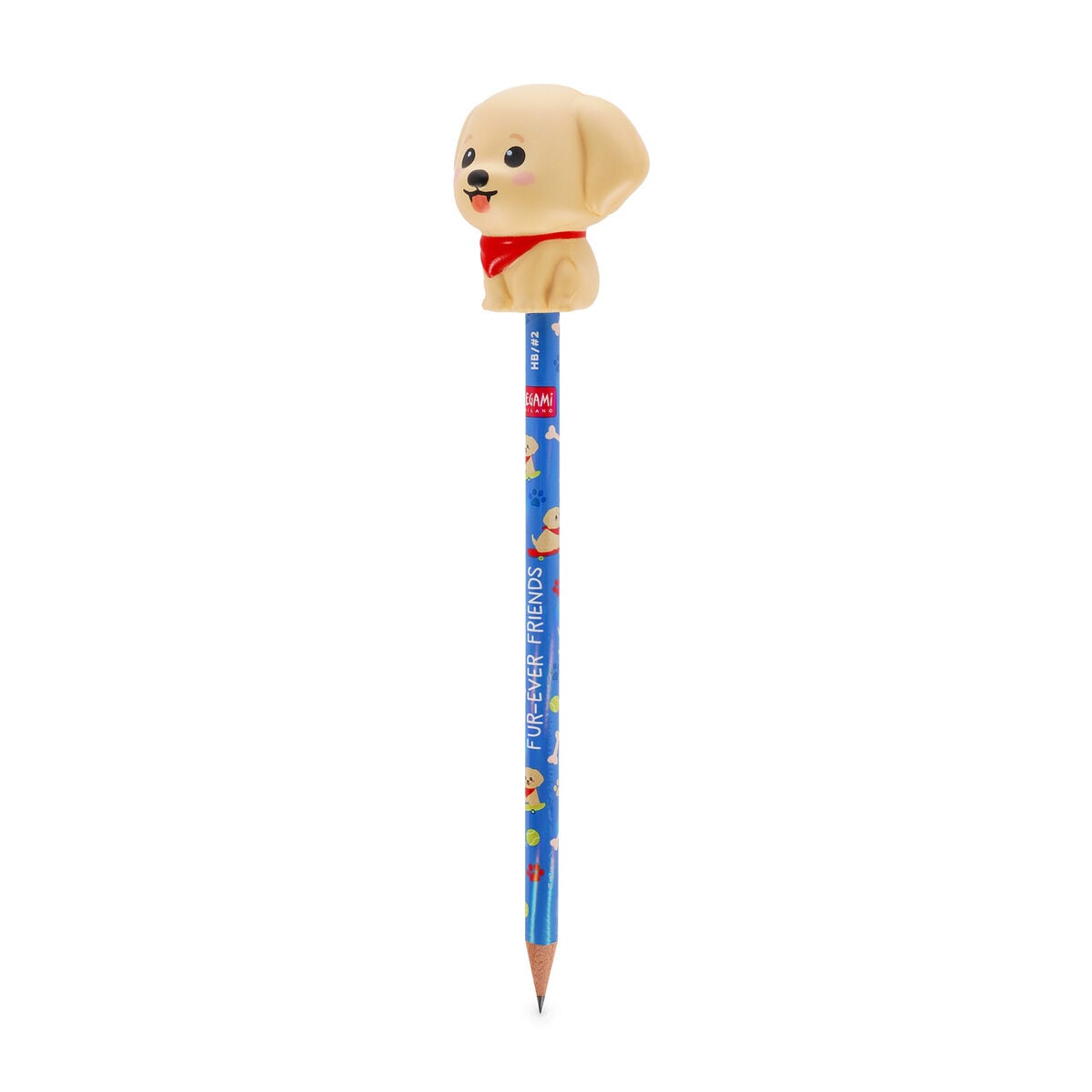 Legami - Bolígrafo con Squishy Golden Retriever "Amigos para Siempre" - Antiestrés