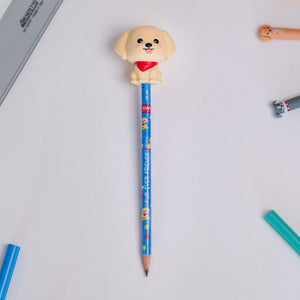 Legami - Bolígrafo con Squishy Golden Retriever "Amigos para Siempre" - Antiestrés