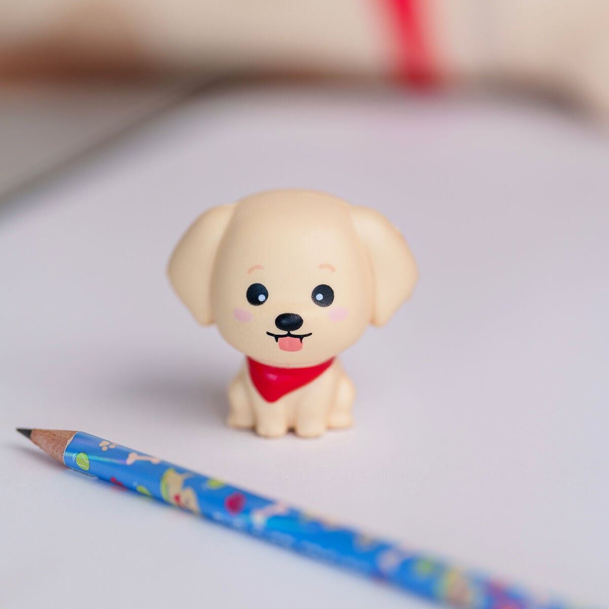 Legami - Bolígrafo con Squishy Golden Retriever "Amigos para Siempre" - Antiestrés