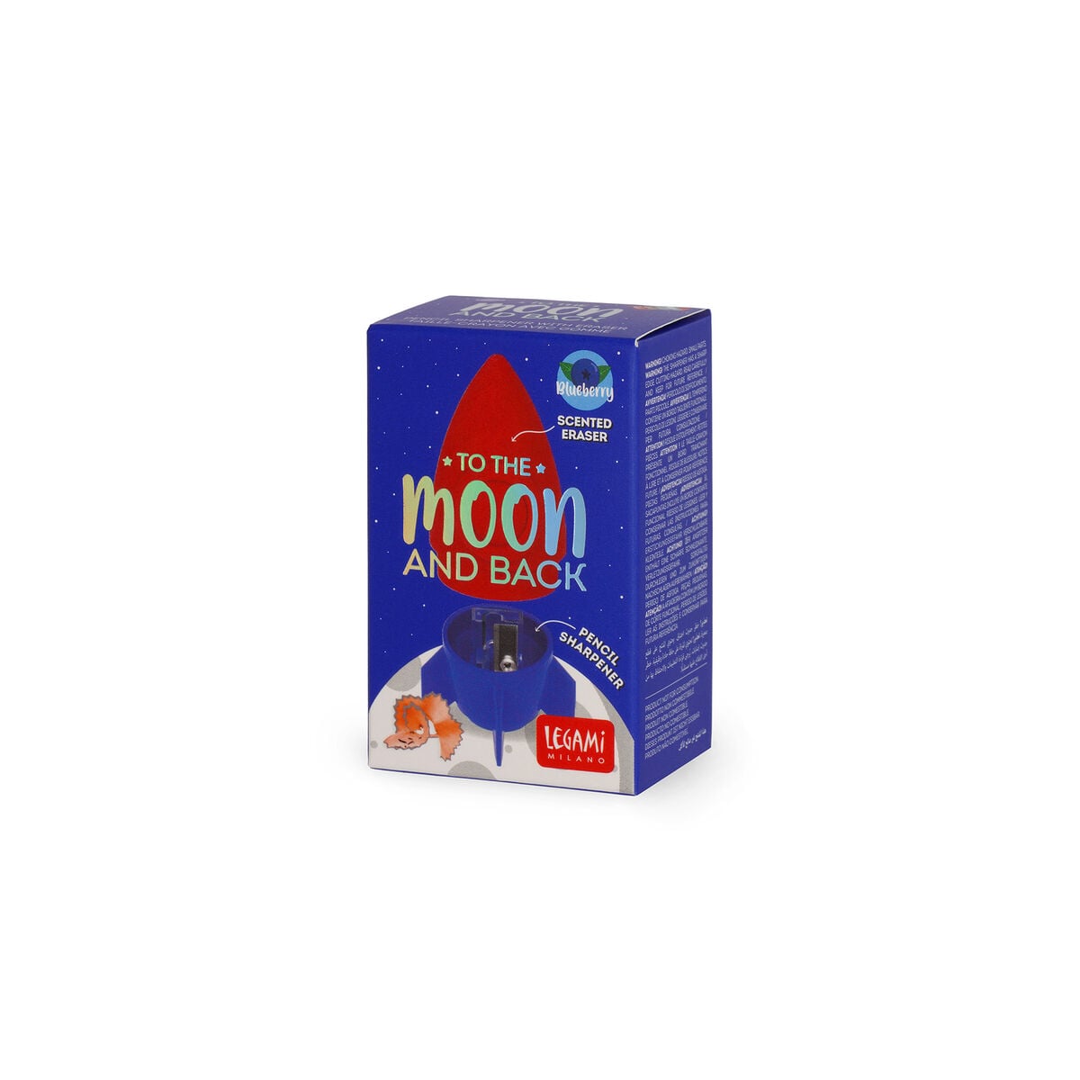 Legami - Sacapuntas con borrador - To Moon and Back