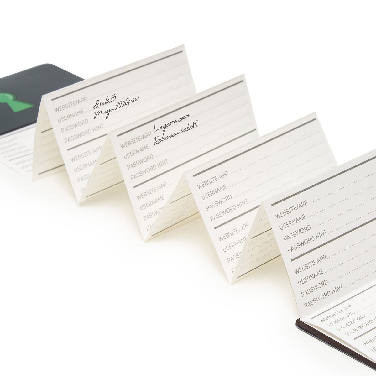 Legami - SOS Cuaderno de contraseñas para registrar nombres de usuario y contraseñas