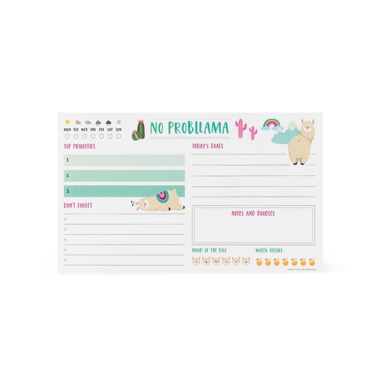 Legami - Bloque de notas con diseño de llama - Pensamientos en papel