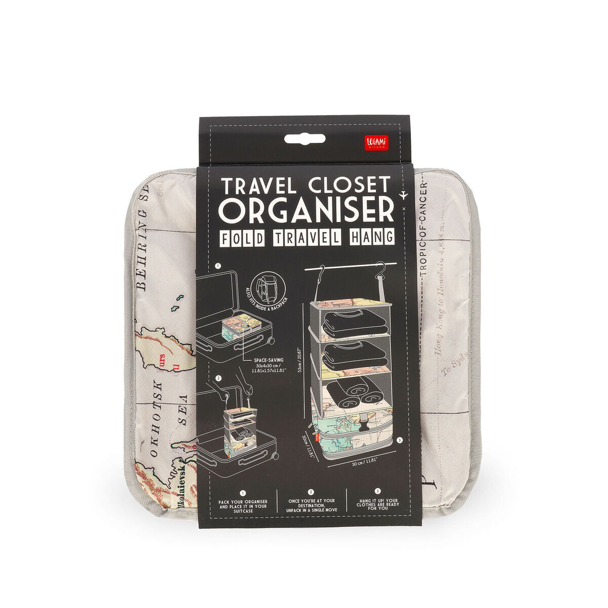 Legami - Organizador de viaje para armario - Pequeño