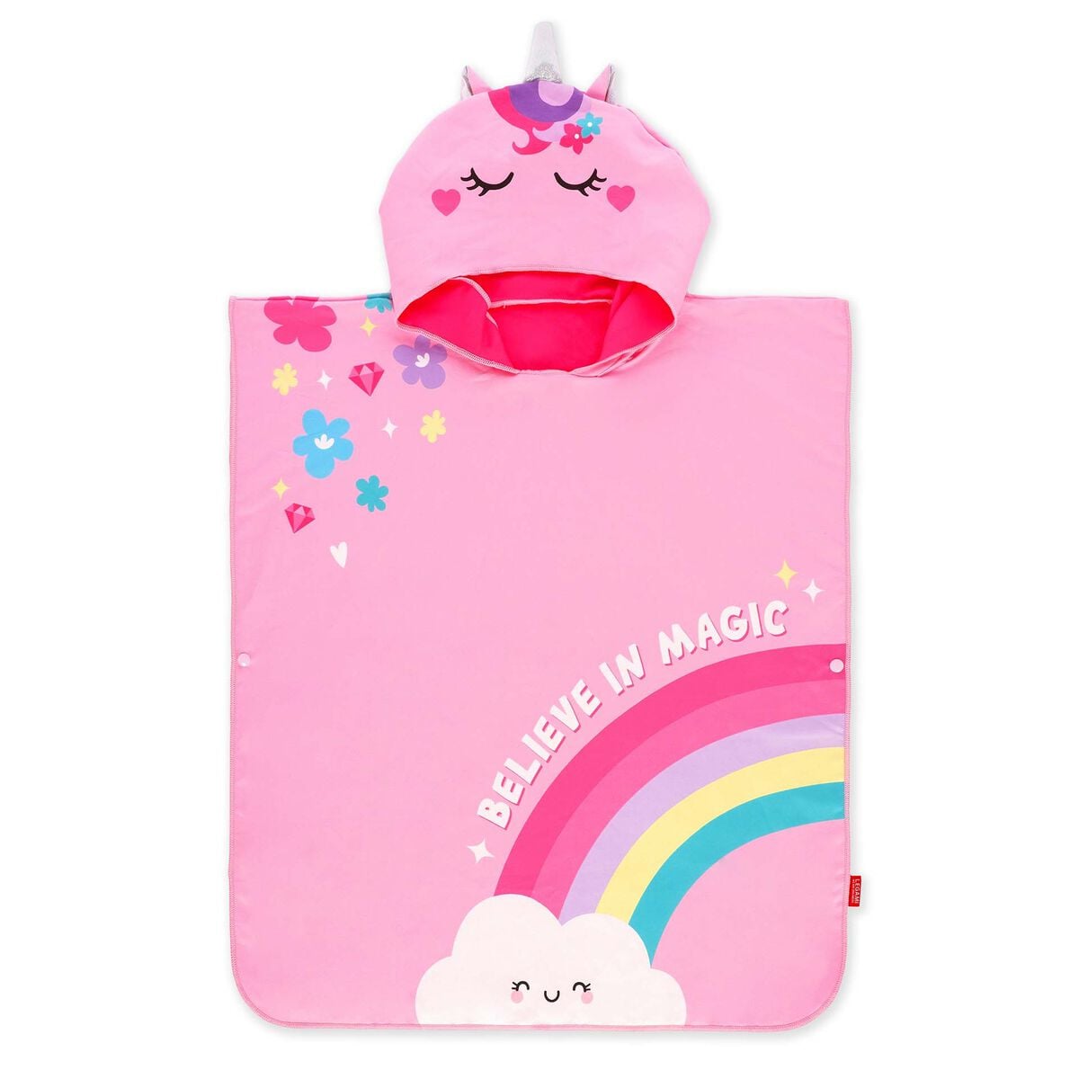 Legami - Poncho de Toalla de Unicornio para Niños - Poncho para Niños
