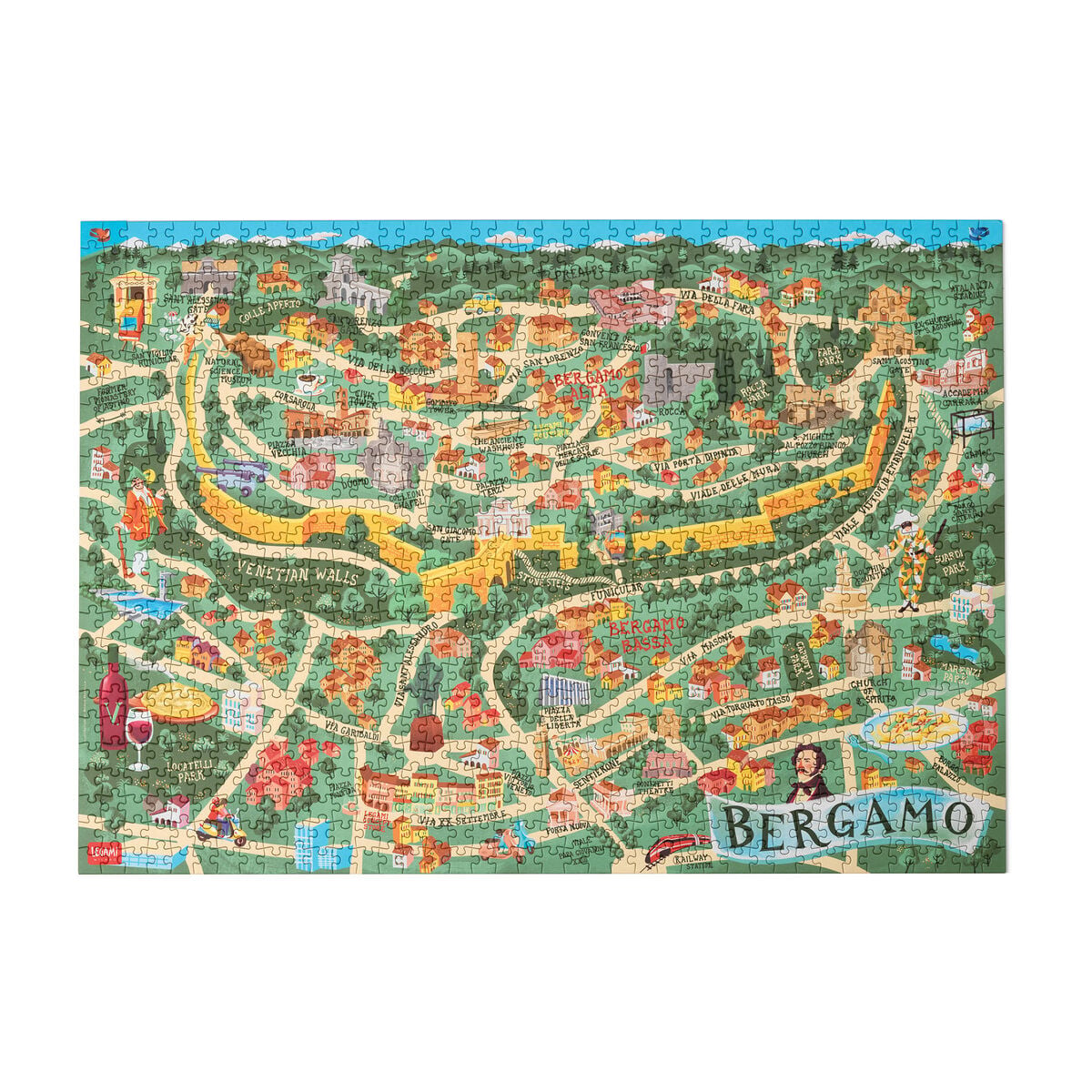 Legami - Puzle de 1000 piezas - Bérgamo