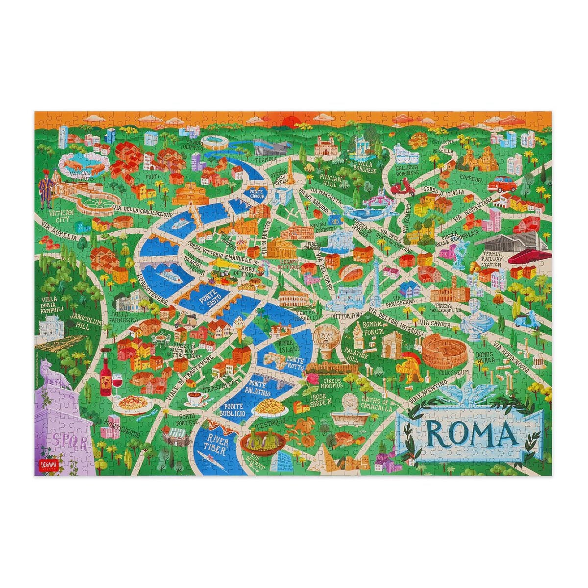 Legami - Puzzle de 1000 piezas - Roma