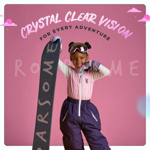 Roarsome - Çocuk Kayak Gözlüğü - Pembe