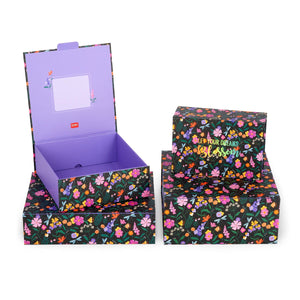 Legami - Caja de Regalo Mediana - Flores - Caja al por Menor