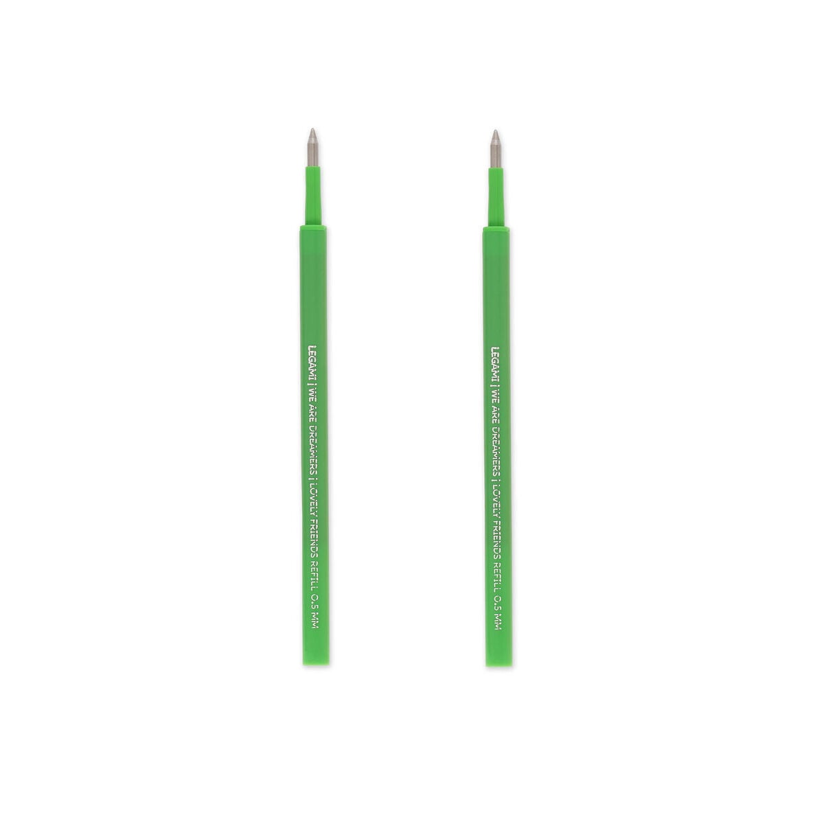 Legami - Set de 2 recambios bolígrafos de gel Sweet Animals - Tinta verde