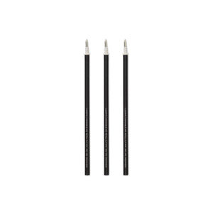 Legami - Juego de 3 recambios de bolígrafos borrables - Tinta negra - Bolígrafo borrable