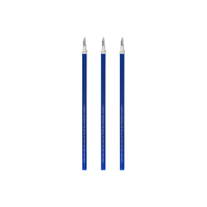 Legami - Recambios de bolígrafos borrables, set de 3 unidades - Tinta azul - Bolígrafo borrable