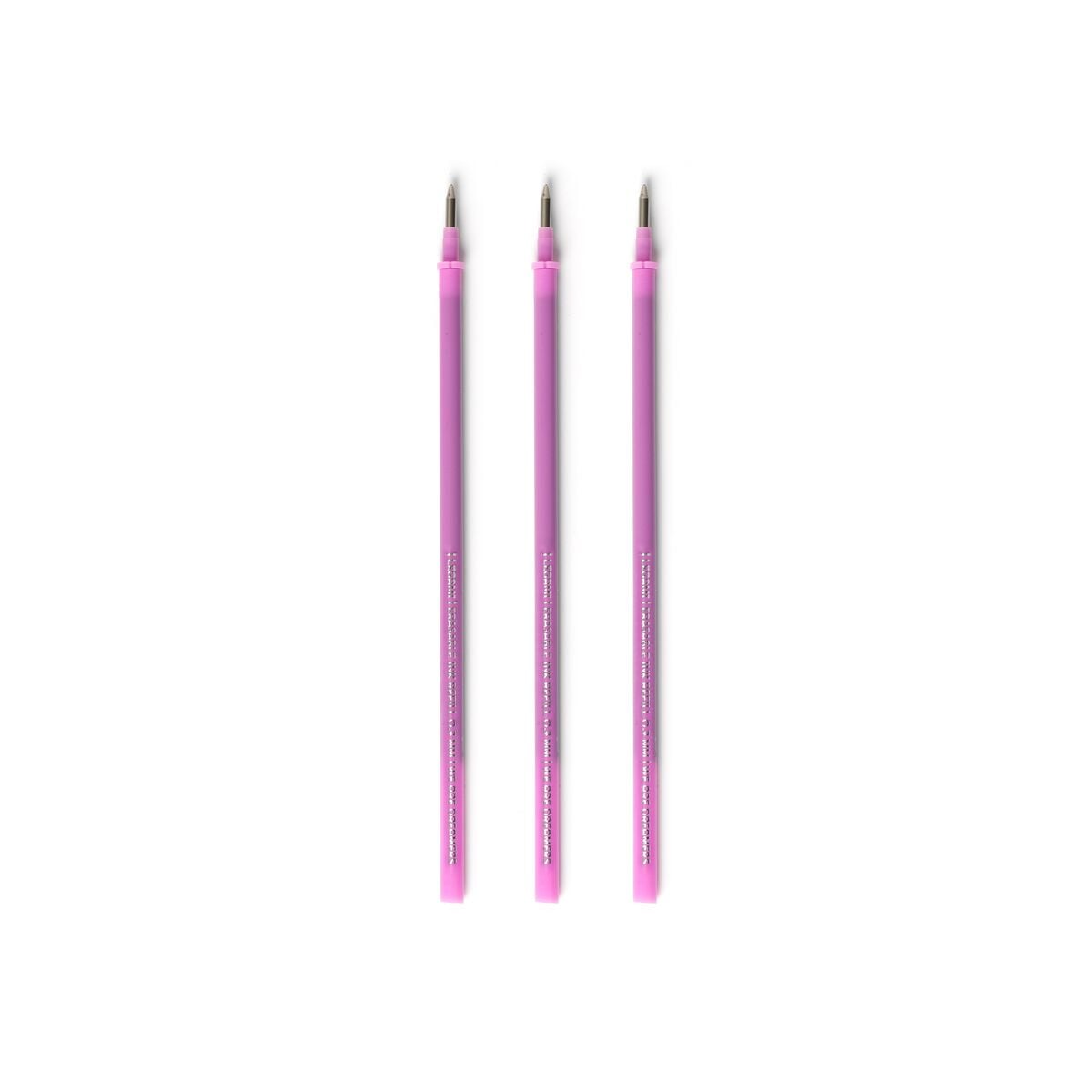 Legami - Set de 3 recambios para bolígrafos borrables - Tinta morada - Bolígrafo borrable