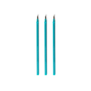 Legami - Set de 3 recambios para bolígrafos borrables - Tinta turquesa - Bolígrafo borrable