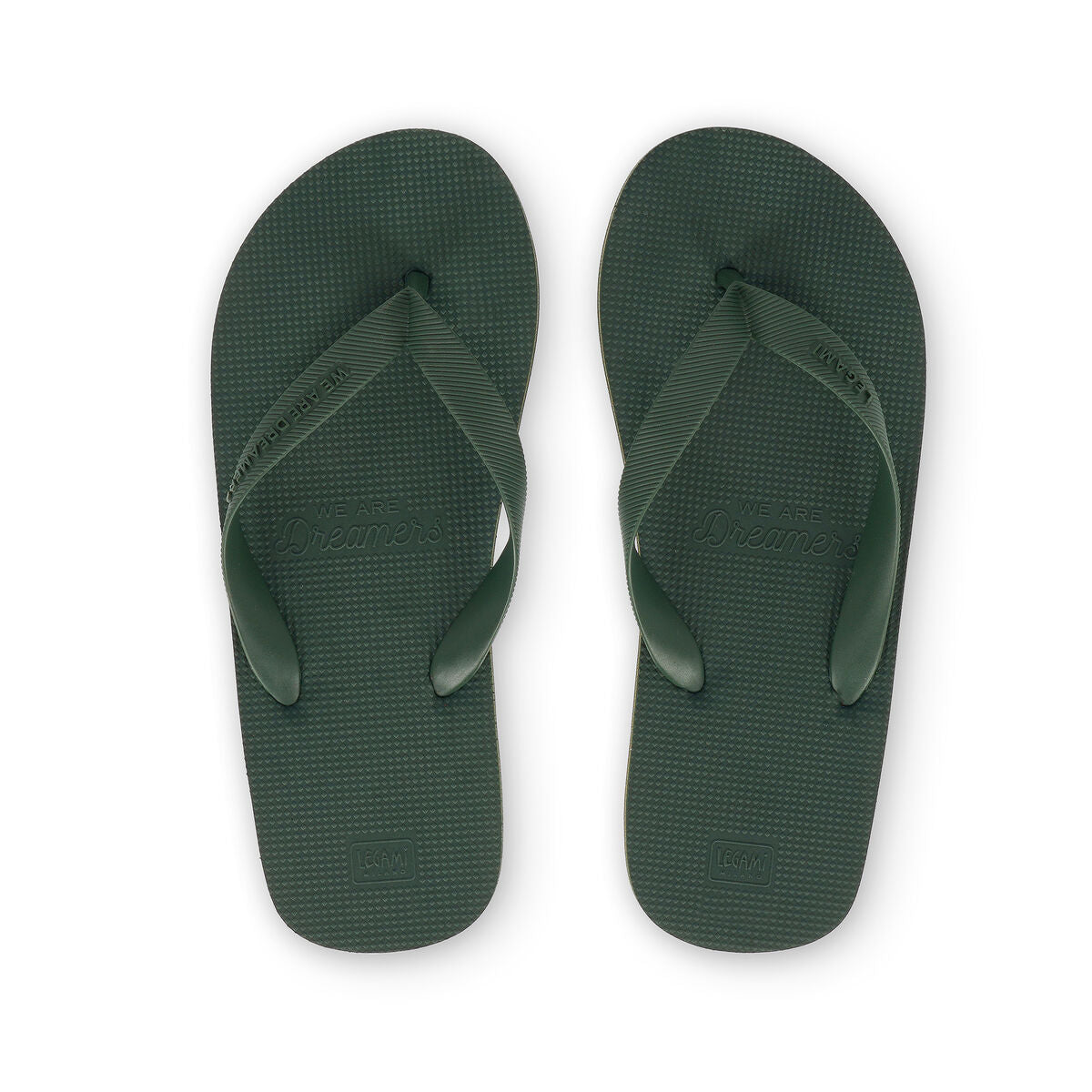 Legami - Chanclas Verde Oliva Talla 44/45 Regular