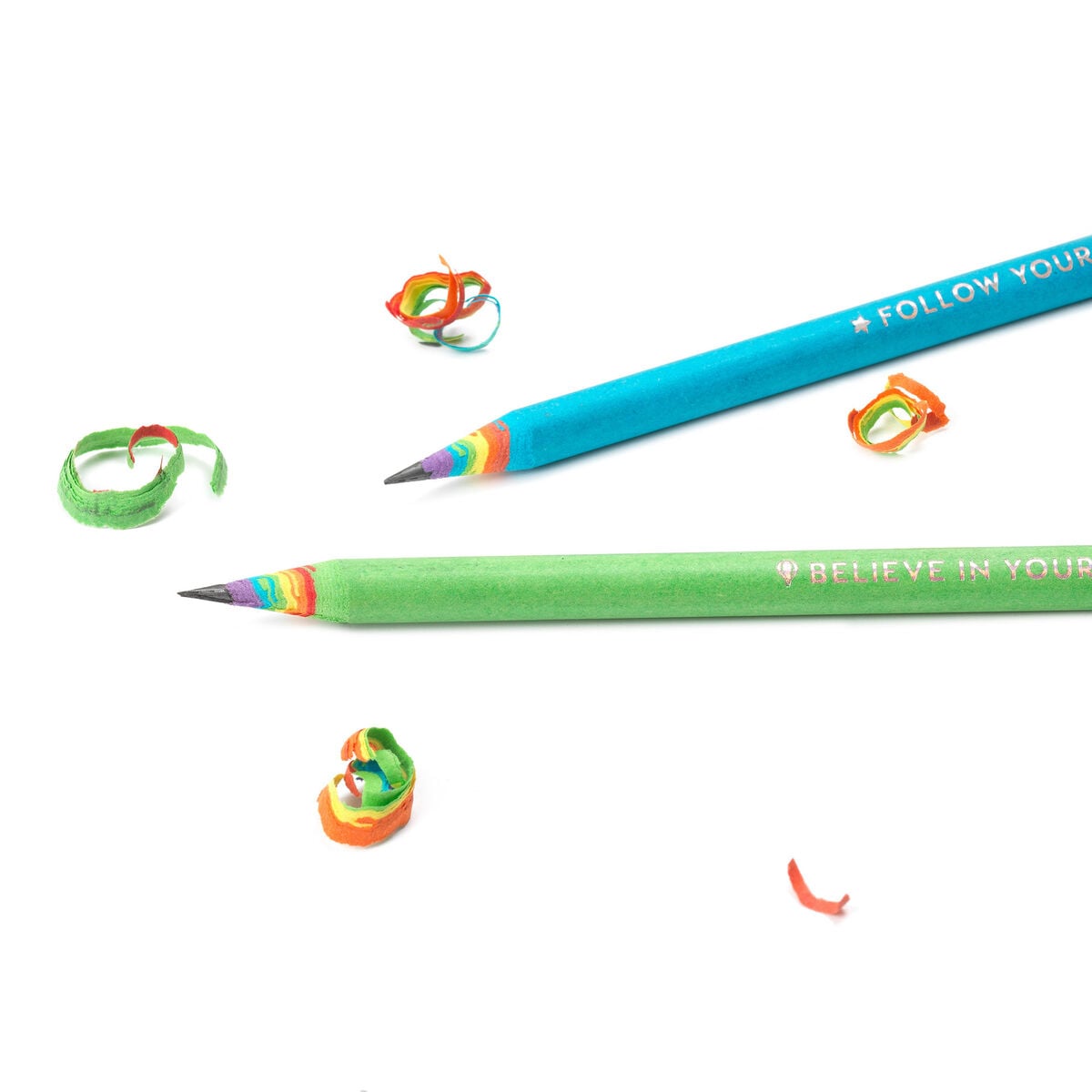 Legami - Set de 6 lápices de grafito HB hechos de papel reciclado