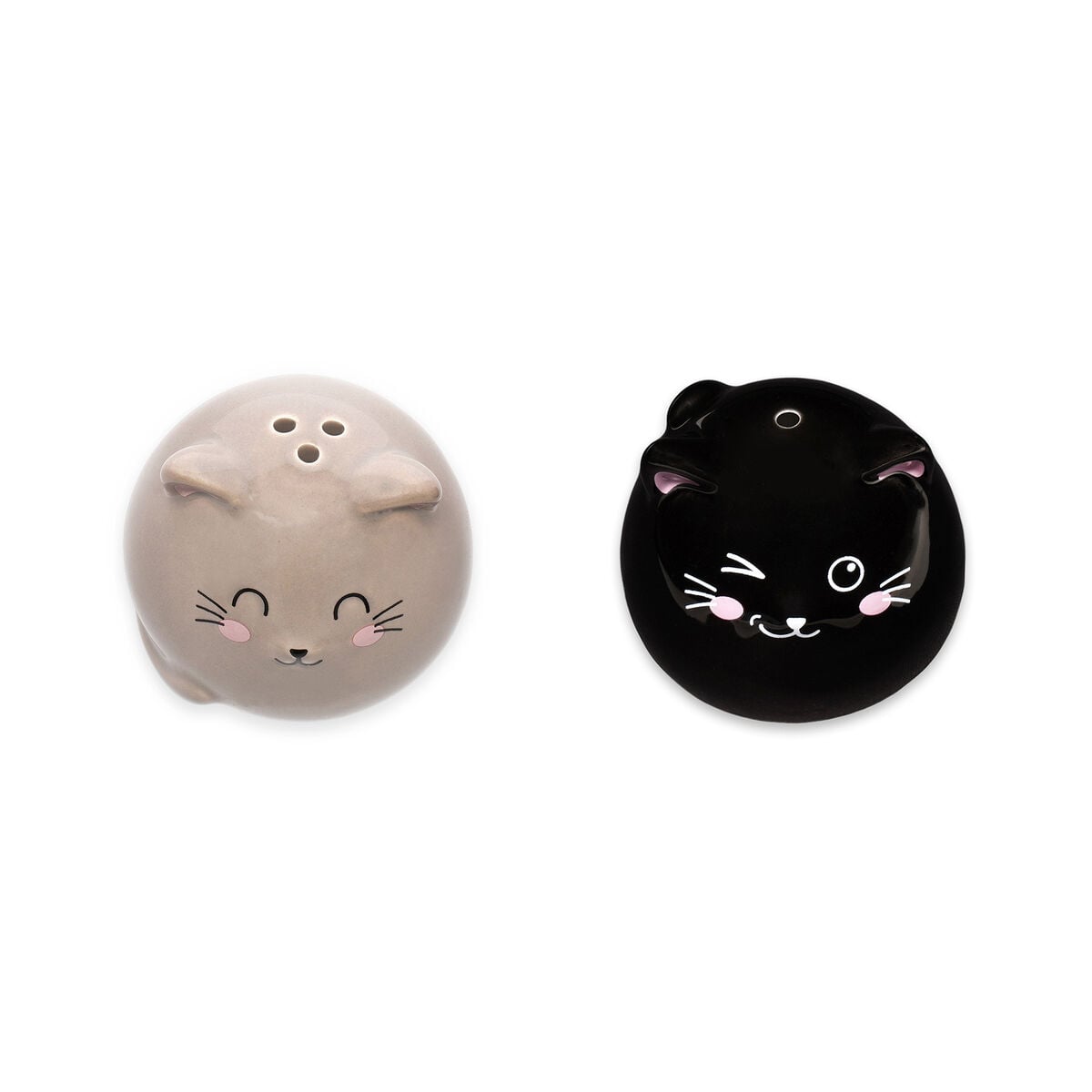 Legami - Juego de salero y pimentero de cerámica - Salt & Pepper