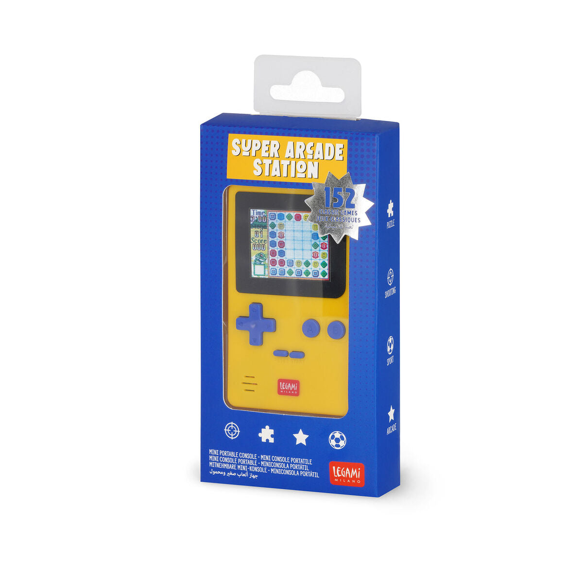 Legami - Consola portátil mini - Estación Súper Arcade