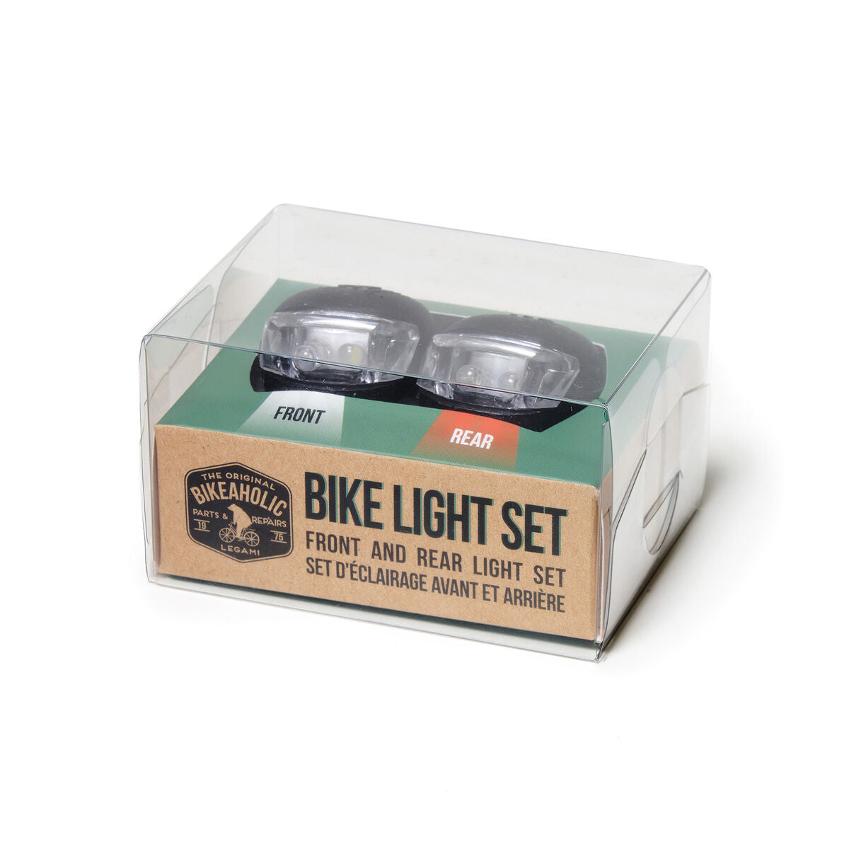 Legami - Luces para bicicleta - Juego de 2 luces LED para bicicleta