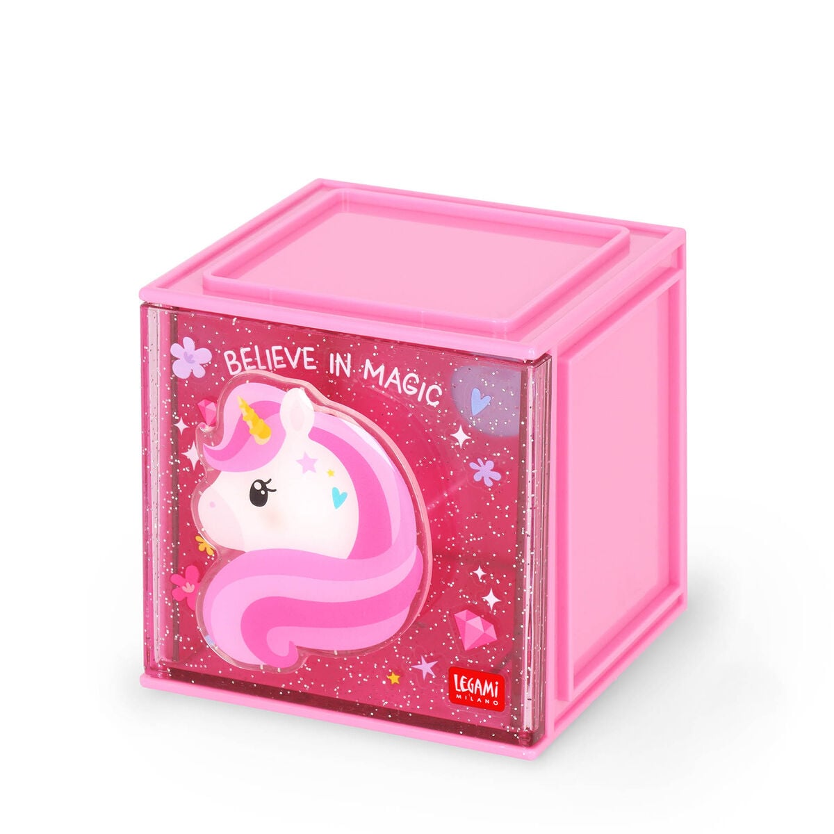 Legami - Caja de Almacenamiento Apilable para Escritorio - Cutie Cube