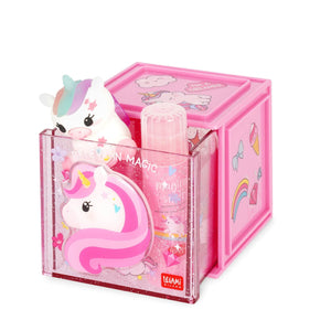 Legami - Caja de Almacenamiento Apilable para Escritorio - Cutie Cube