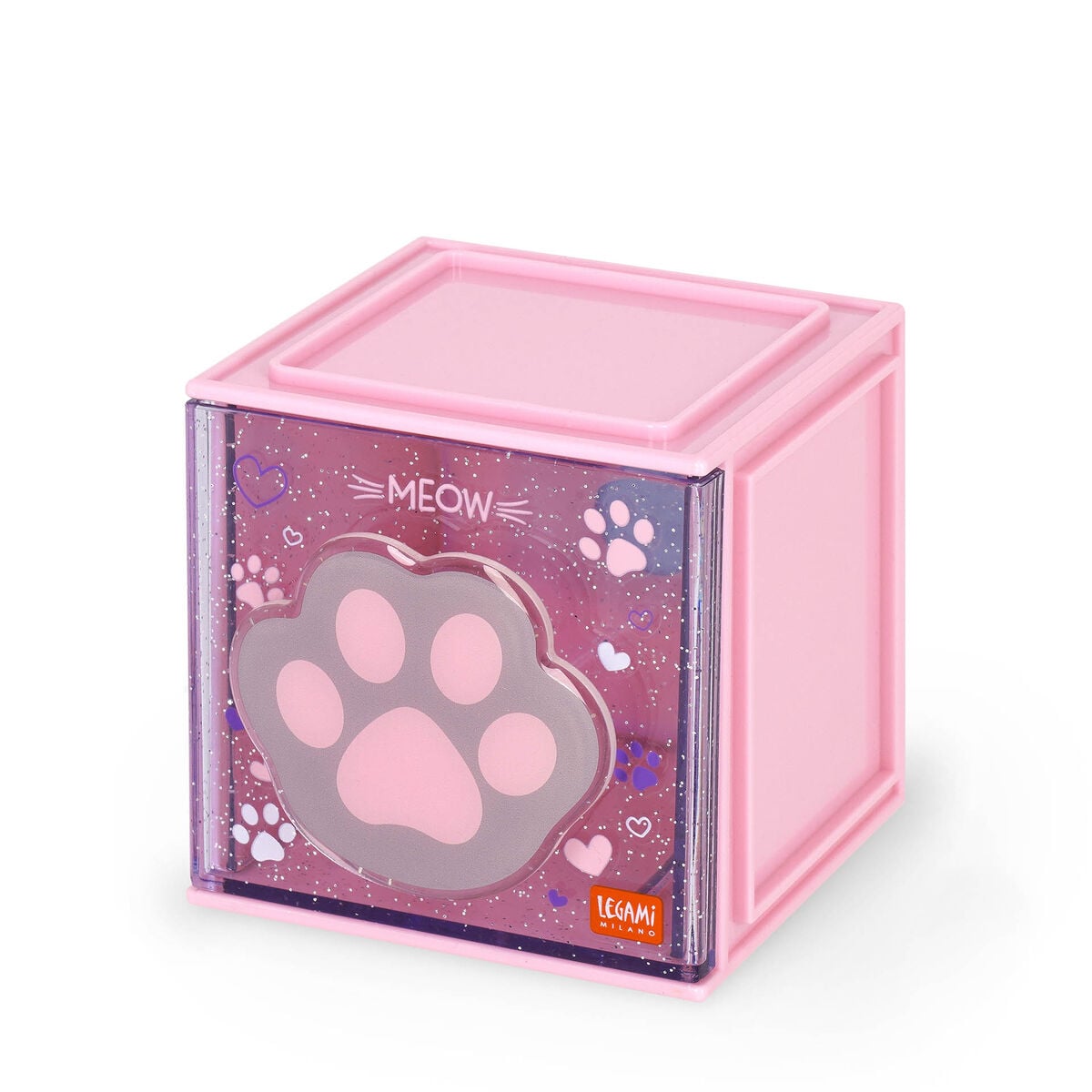 Legami - Caja de Almacenamiento Apilable para Escritorio - Cutie Cube