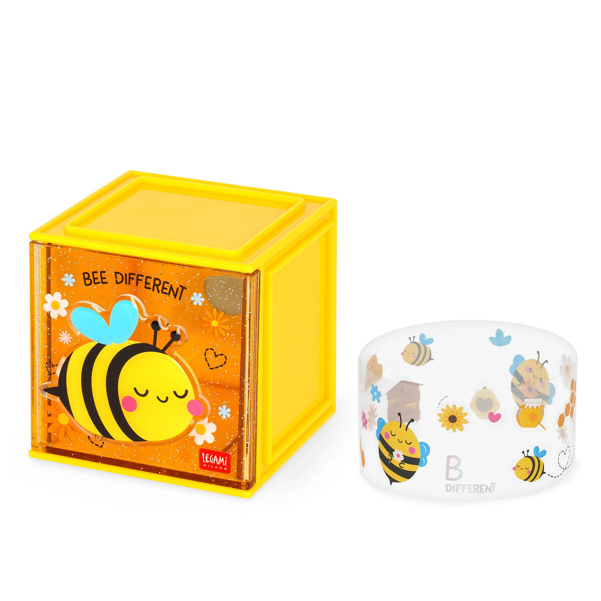 Legami - Caja de almacenamiento de escritorio apilable - Cutie Cube