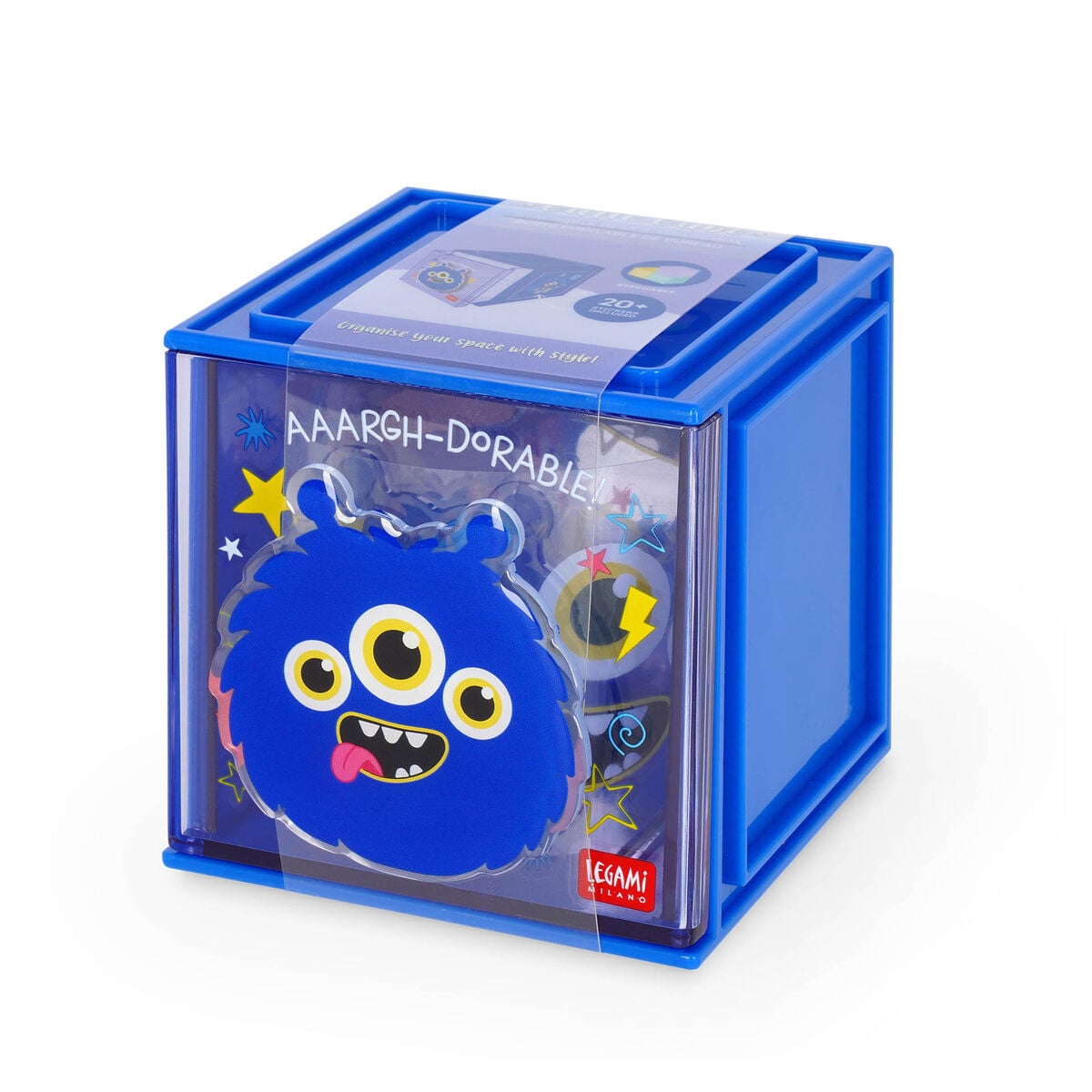 Legami - Caja de almacenamiento de escritorio apilable - Cutie Cube