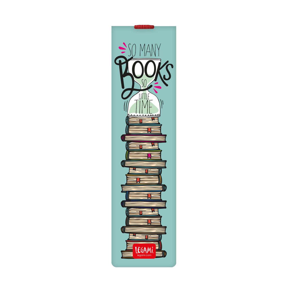 Legami - Marcapáginas ilustrado con banda elástica - Marcapáginas para amantes de los libros, So Many Books