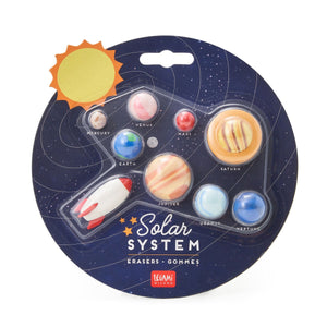 Legami - Sistema Solar - Juego de 9 Gomas de Borrar