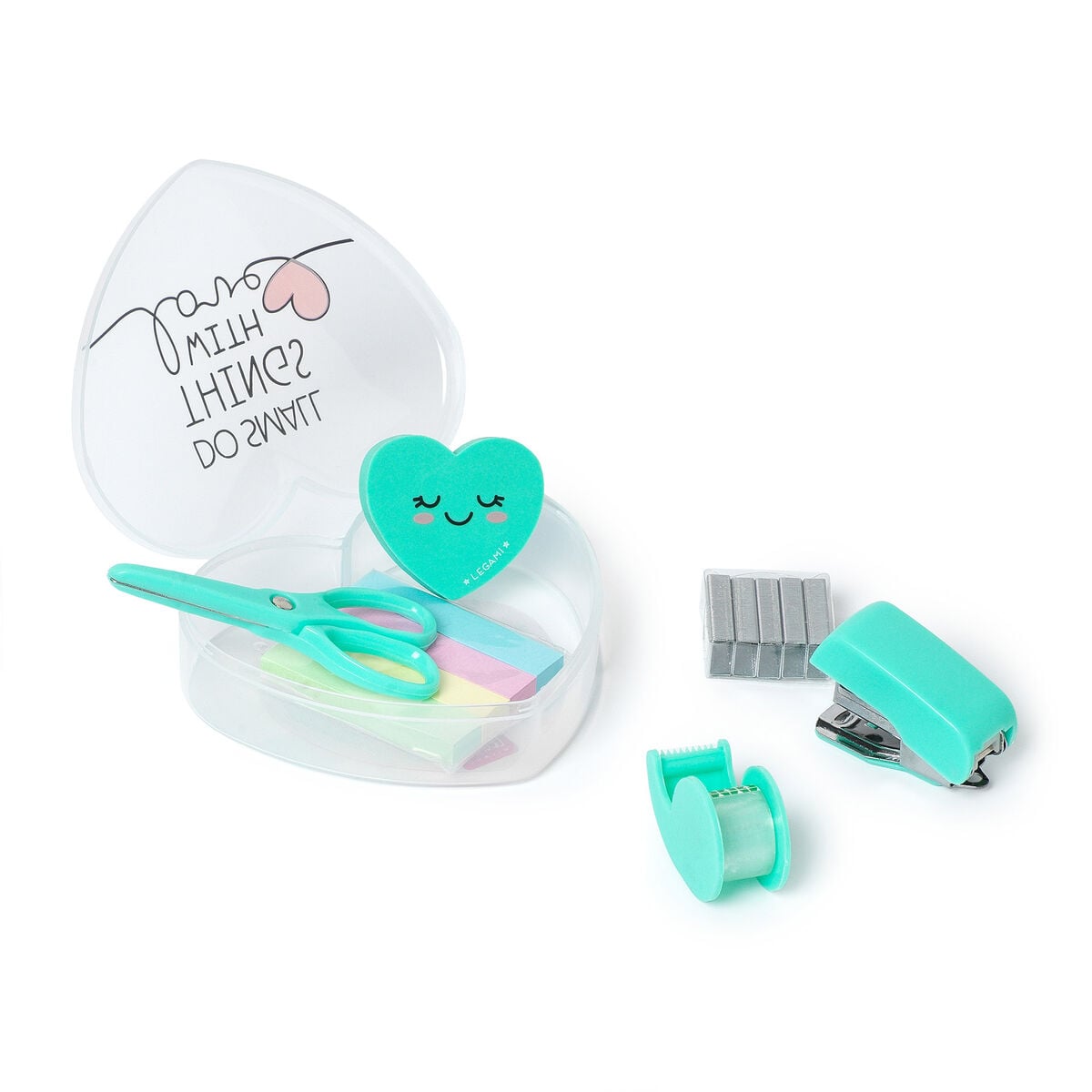 Legami - Set de Mini Papelería - Corazón