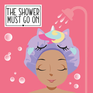 Legami - Gorro de ducha Unicornio - Shower Must Go On