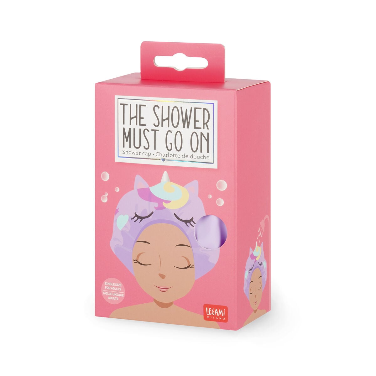 Legami - Gorro de ducha Unicornio - Shower Must Go On