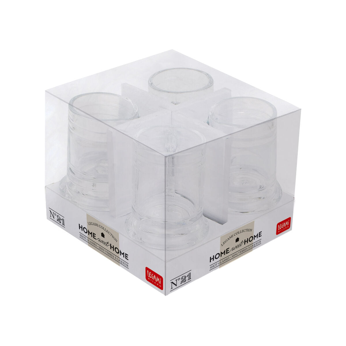 Legami - Juego de 4 vasos de chupito