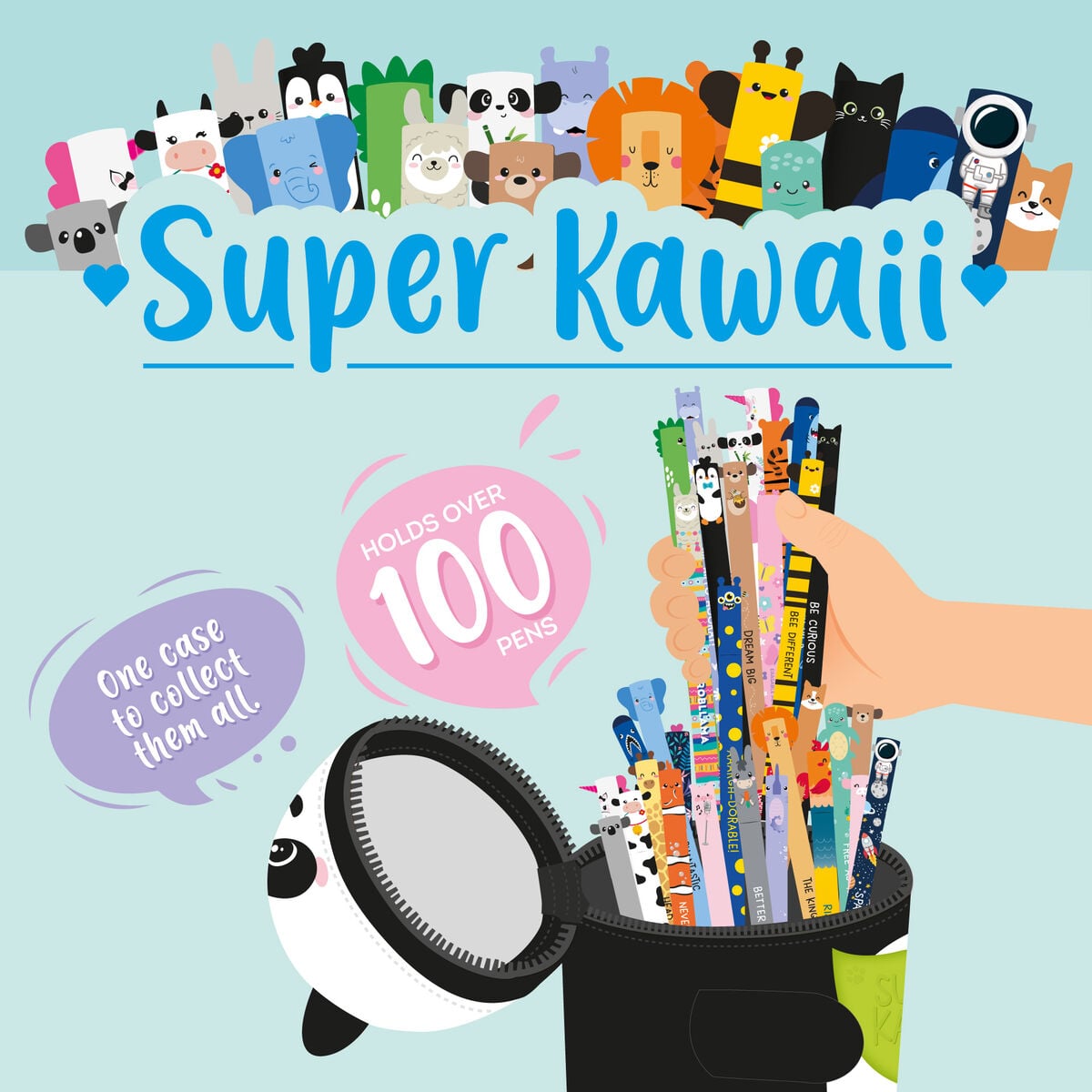 Legami - Soporte para Lápices de Sobremesa Panda - Super Kawaii